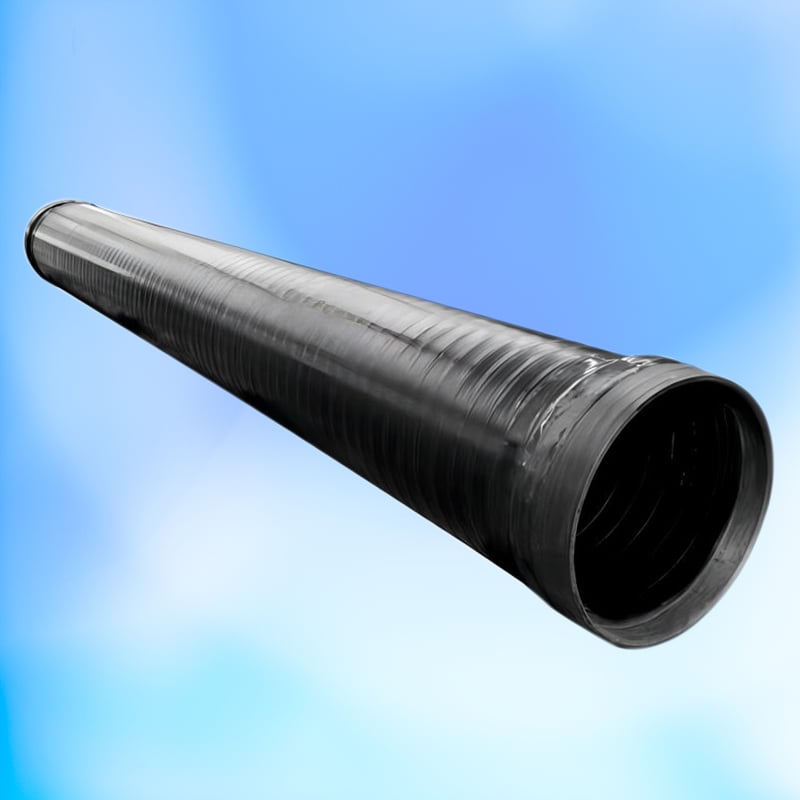 Polyethylene double-layer steel-plastic pipe