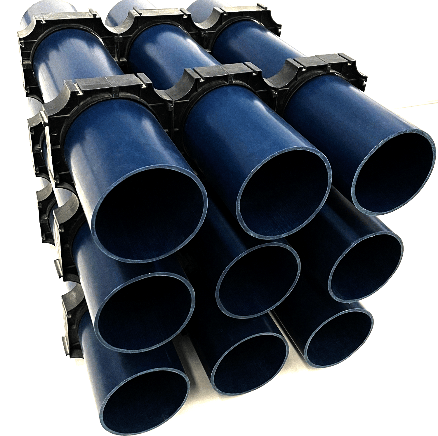 Polyethylene double-layer steel-plastic pipe