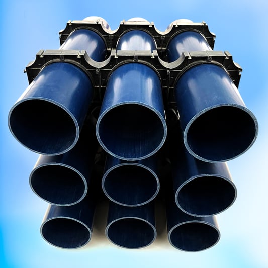 Polyethylene double-layer steel-plastic pipe